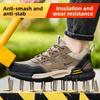 Fashion Safety Shoes Anti Smashing and Anti Stabbing Work Shoes Sports Shoes Lightweight The Mesh Breathable Safety Insulated Sneakers