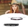 Fedora Cowboy Hat Accessories Braided Hat Belt Panamas Hatband Western CowboyHat