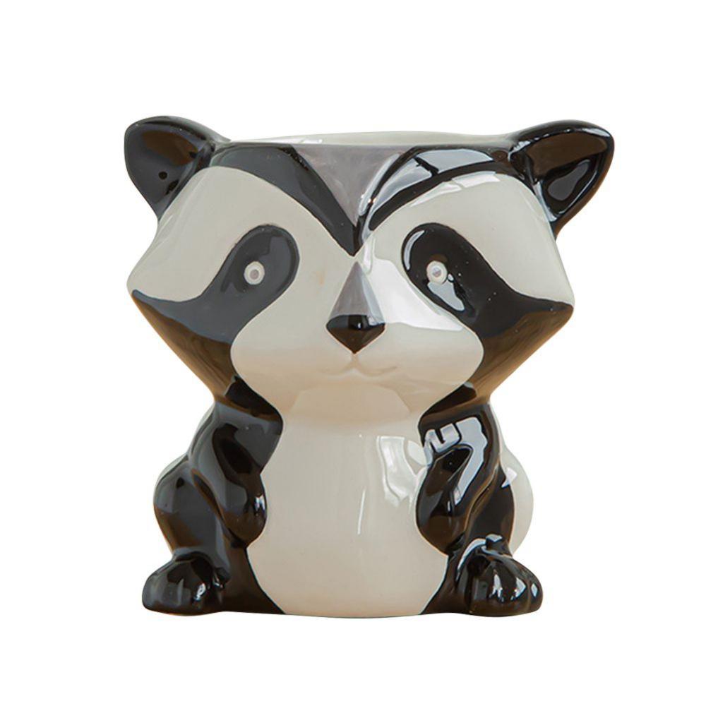 

Керамический горшок для цветов в виде животного в скандинавском стиле, мультяшная зебра, овца, голова коровы, мини-горшок, суккуленты, растения, горшки для бонсай, украшение для дома и сада