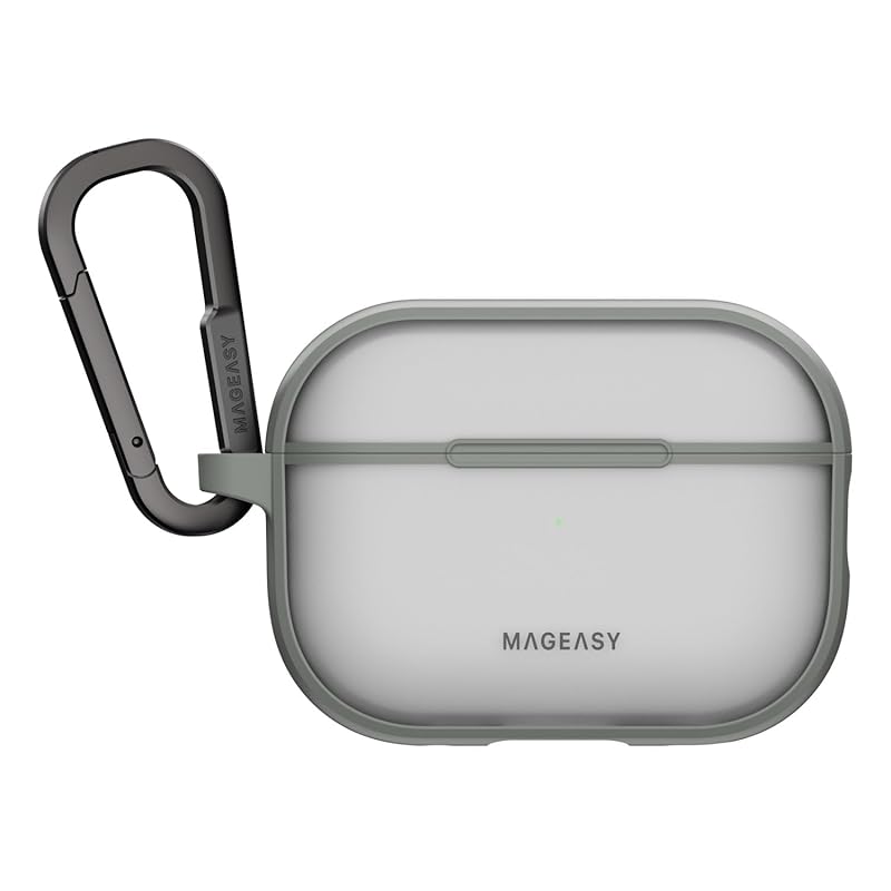 

[MagEasy] AirPods Pro2 Pro correspondence case frost clear Shockproof Fall prevention carabiner With cover simple wireless charging MagSafe compatible