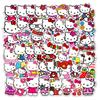 50pcs Hello Kitty Cute Stickers Waterproof Vinyl Decals Diy Decor For Phone Laptop Ipad Thermos Water Bottle Luggage Notebook