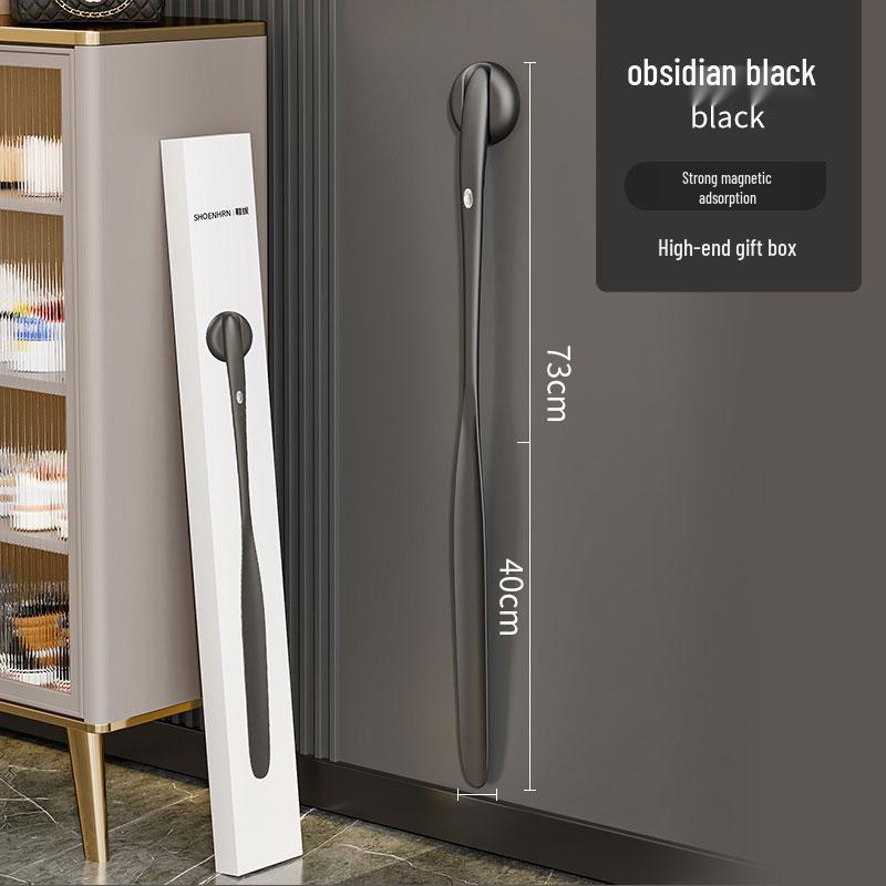 Long Handle Magnetic Shoehorn for Easy Use - Ideal for Elderly & Pregnant Individuals, No Bending Required