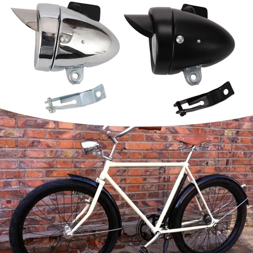Cyklistické světlomety Klasická přední Retro kovová skořepina