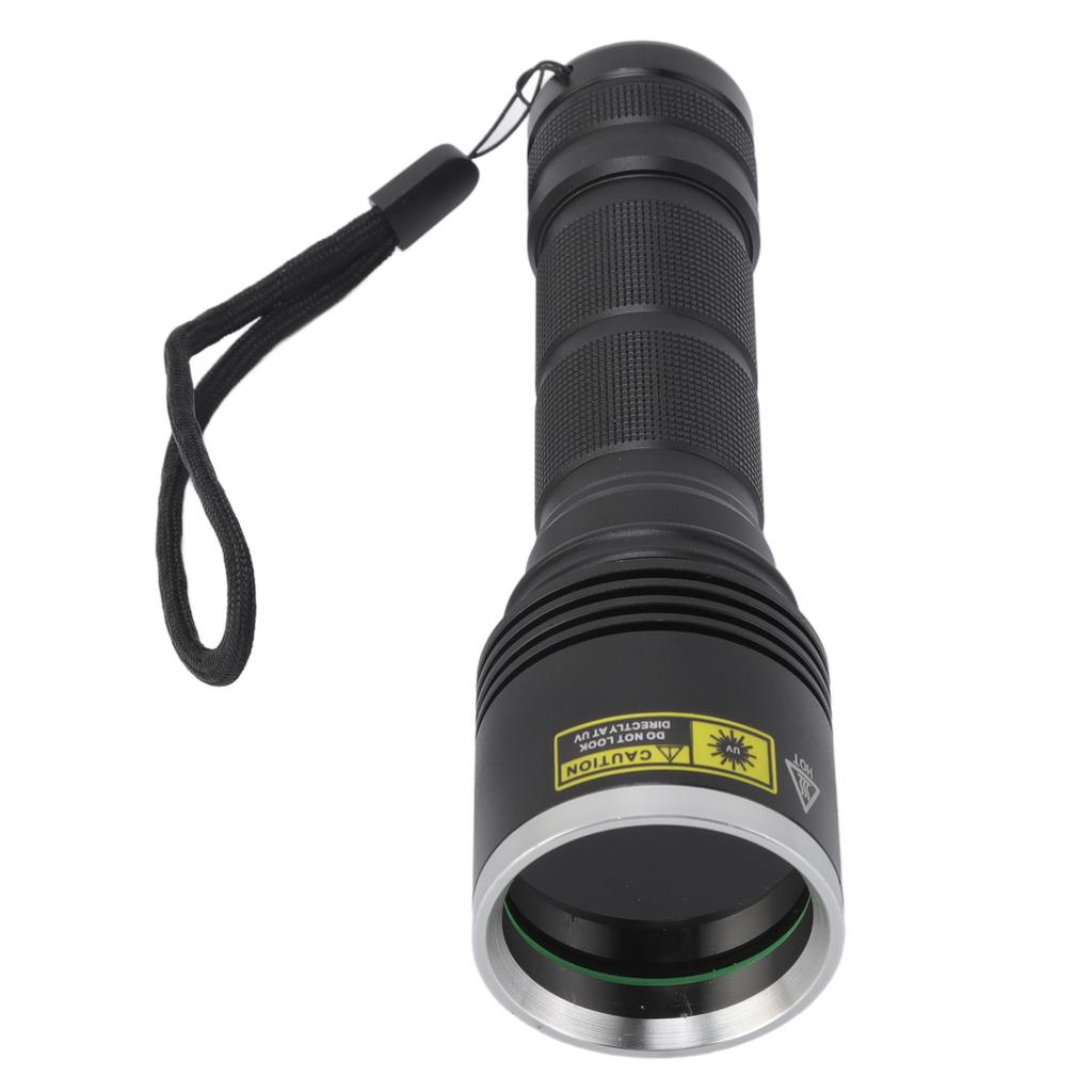 15W 365nm UV LED Flashlight Black Filter Optical Lens Torch Pet Urine Detector for Resin Curing