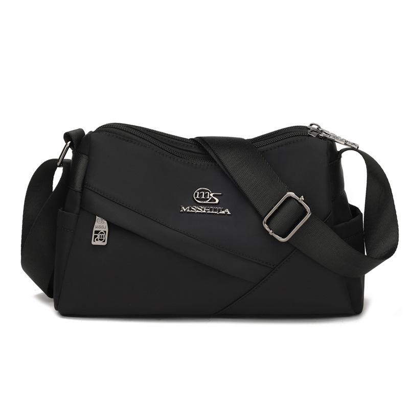 

Сумка для женщин среднего возраста, сумка кроссбоди, сумка на плечо из Оксфорда, большая вместимость, сумка для мамы чёрный