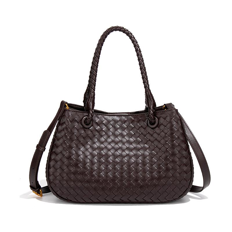 Vintage Large Capacity Woven Women s Bag Fashionable Single Shoulder Armpit Bag