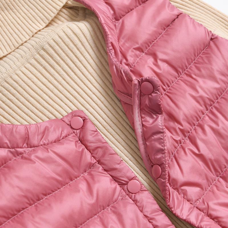 Autumn Winter Women's Ultra Light Down Coats Casual Slim Long Duck Down Vests Women Winter Jackets Female Warm Waistcoat