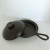 Fried Egg Pan with and Direct Heat Made in Japan Lid, Ceramic, Black, Microwave, Oven, Safe,