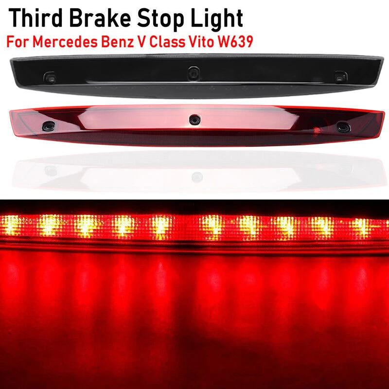 Car High Rear Brake Lamp For Mercedes Benz Vito Viano W639 Rear Bumper High Mount Taillight 3RD Stop Light 12LED A6398200056