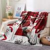 AFC Ajax Logo Print Flanelldecke, Hohe Qualität, Bequem für alle Jahreszeiten, Heimdekoration, Wärme und Komfort