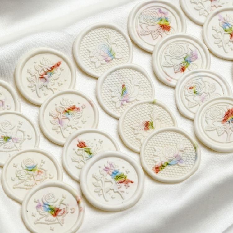 Geprägte Wachssiegelstempelkopf Abnehmbarer Dichtungs Messingstempelkopf für Geschenk Umschlag Einladungen Grußkarte Dekorationen