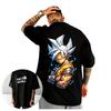 Dragon Ball Son Goku Ultra Instinct TShirt Unisex Y2K Anime Graphic Print Pure Cotton Crew Neck Casual High Street Fashion Tops