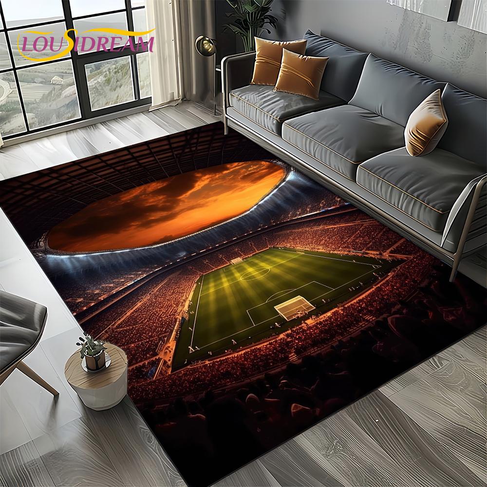 27 סגנונות שטיח דשא כדורגל כדורגל ספורט לסלון חדר שינה בית קישוט ספה, שטיח אזור לילדים משטח רצפה מונע החלקה