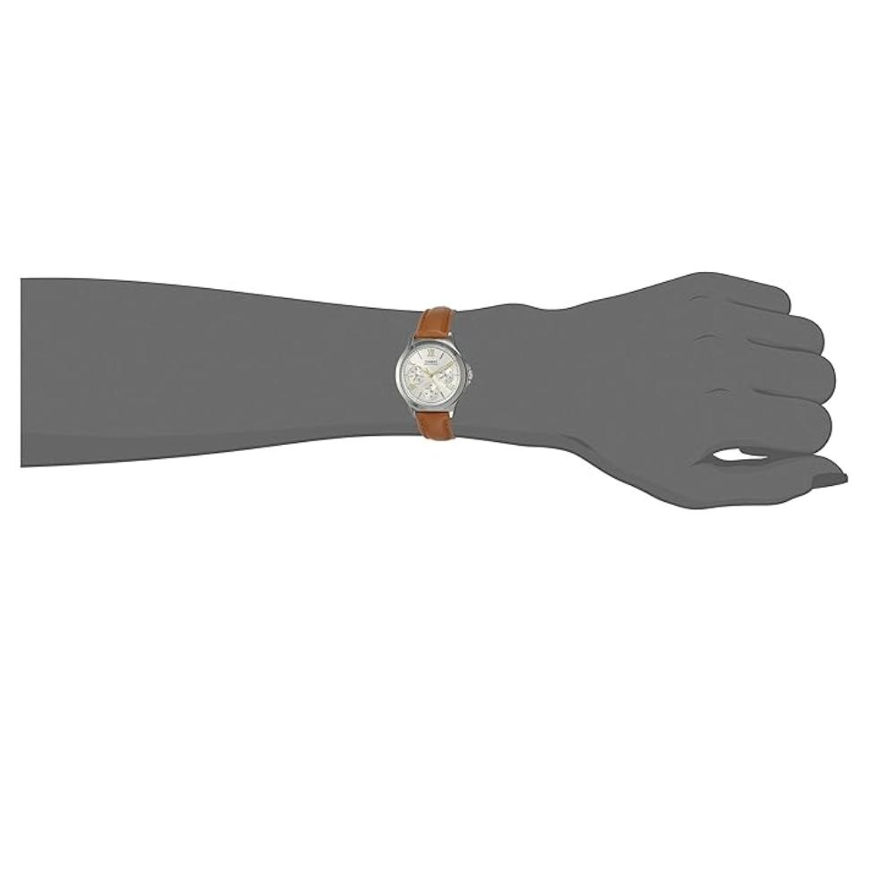 Spring Brown [Casio] Watch. LTP-V300L-7A2UDF (A1703) Japanese Quality