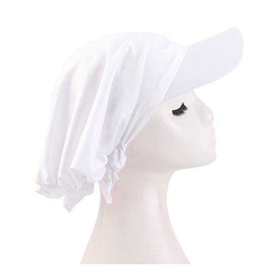 Women Turban Hat, Ethnic Style Sun Protection Hat with Widened Brim, Toe-Cap Fit Sun Hat for Outdoor Activities Hiking Beach Travel