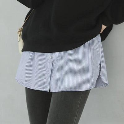 Lagenrock mit Pulloversaum – Koreanischer Stil