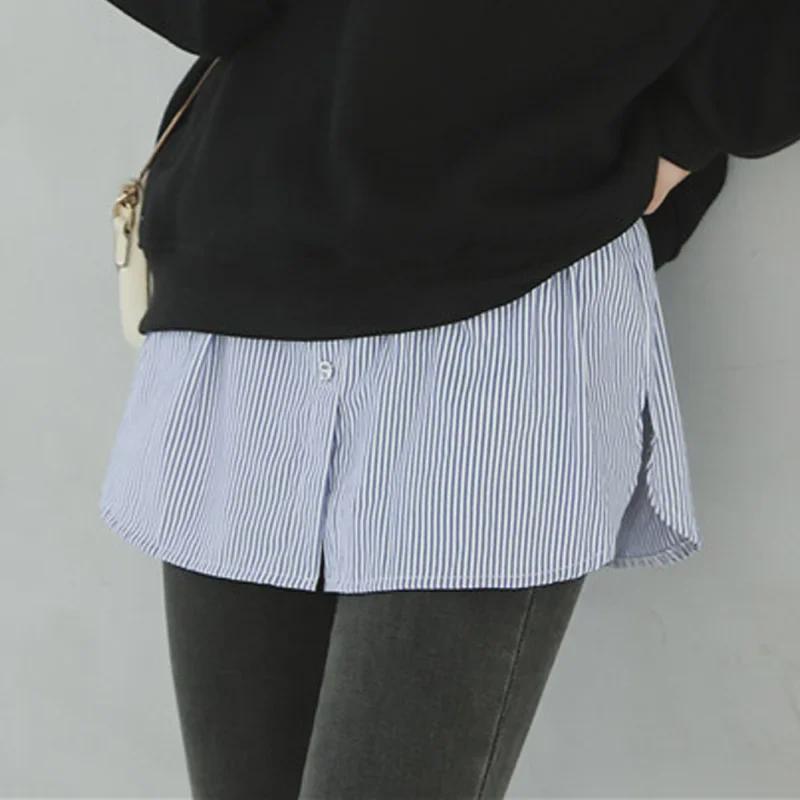 

Юбка с многослойным подолом свитера - корейский стиль XL [Suitable for 115-145 jin]