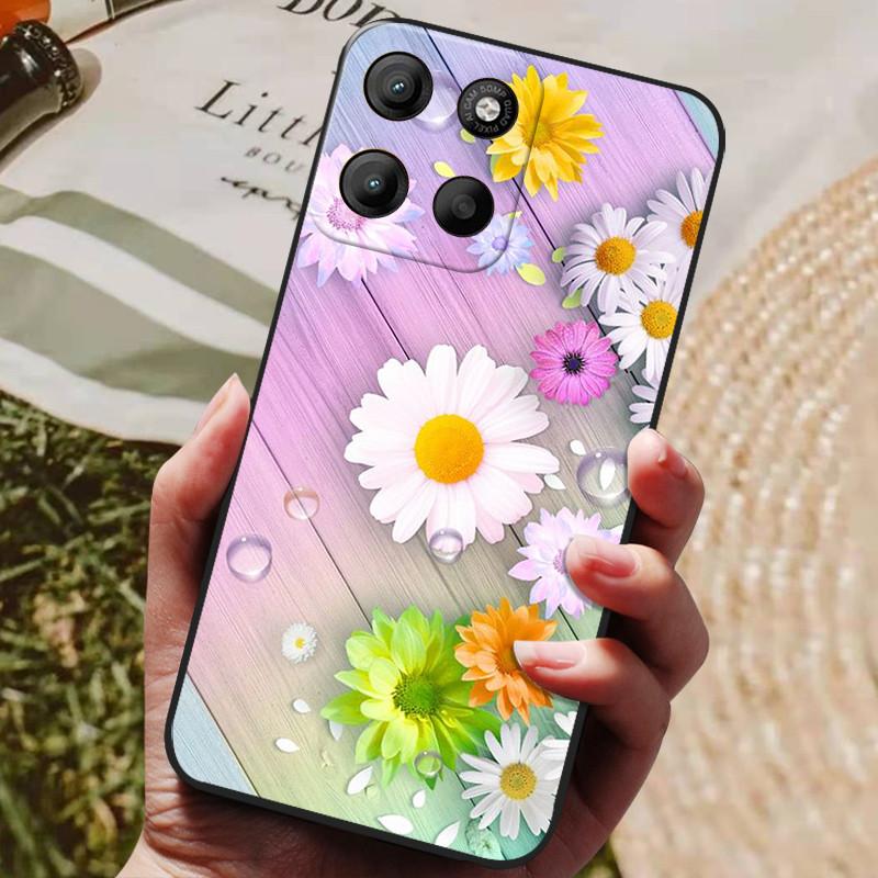 For Motorola Moto G15 Case MotoG15 Cover Funda Luxury TPU Shockproof Cartoon Silicone Phone Cover For Moto G15 G 15 4G Coque