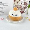Cute Three-color Bun Plush Doll Creative Doll Bag Pendant Grab Machine Doll Children's Toy Doll