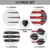 TARGET Darts Scope Steel Tip Swiss Point Tungsten Dart Barrel Steel Tip Darts Red Black Swiss Point Tool Professional Dart Set Darts, 90% Set, 03-23G