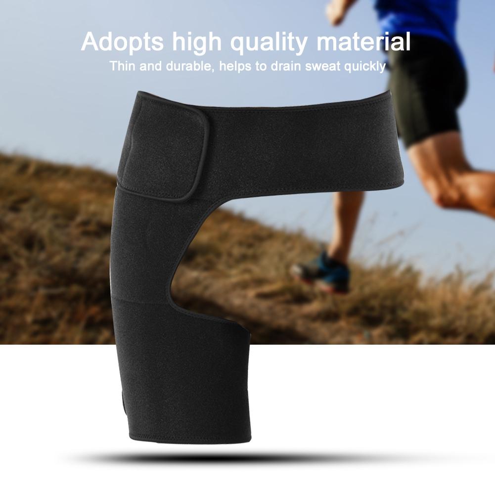 Brthable Unisex Hip Thigh Support Brace Muscle Strain Prevention Belt Sports  or