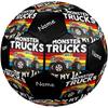 Individueller Name LKW-Thema Größe 5 Fußball, Geeignet für Indoor- und Outdoor-Spiele, ein Geschenk für jeden geeignet.