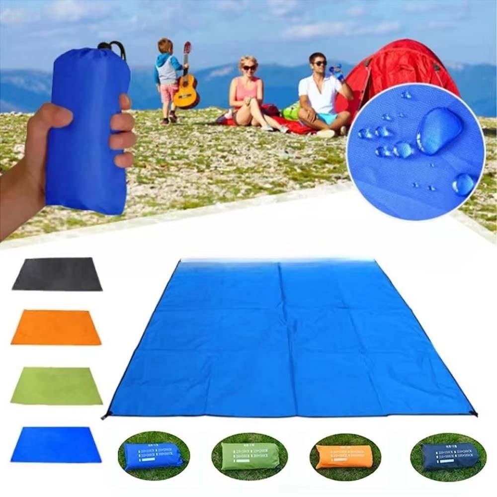 Waterproof Camping Floor Tarp PU Coating Portable Pocket Picnic Mat Tent Ground Cloth Rainproof