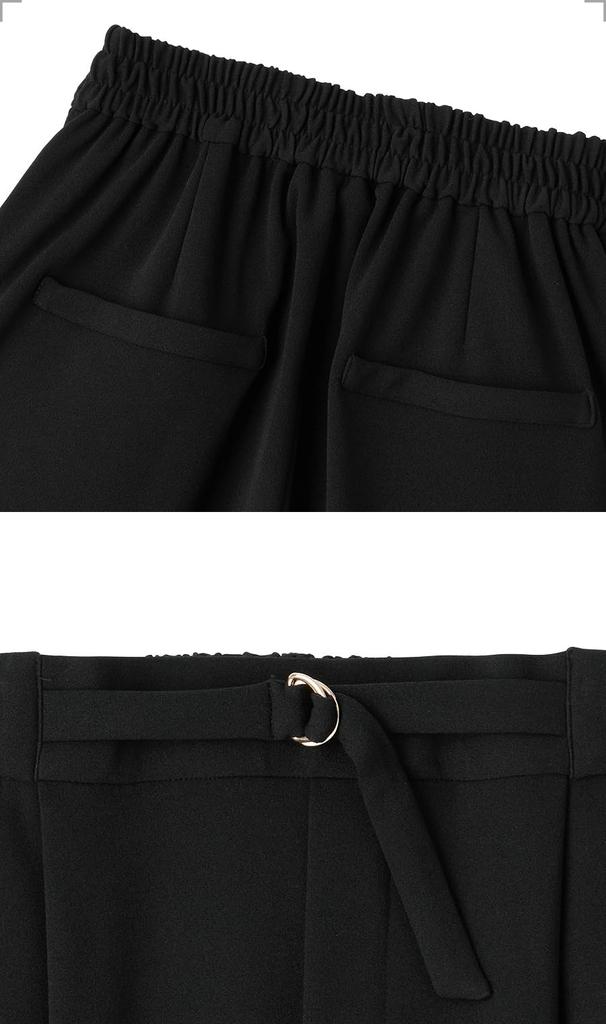 Jacket Tapered Pants Black 1 LL [Set Sale] V-neck + / ESU55137-A