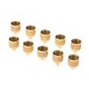10Pcs Brass Valve Cores Replacement Ac Hvac/R Field Service Tool Refrigerant Valve Core Remover Removal Tool Havc