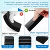 Vinyl Squeegee Scraper Tool 4 Inch Non-Slip Handle Felt Edge for Car Sticker Carbon Film Wrap Decal Application