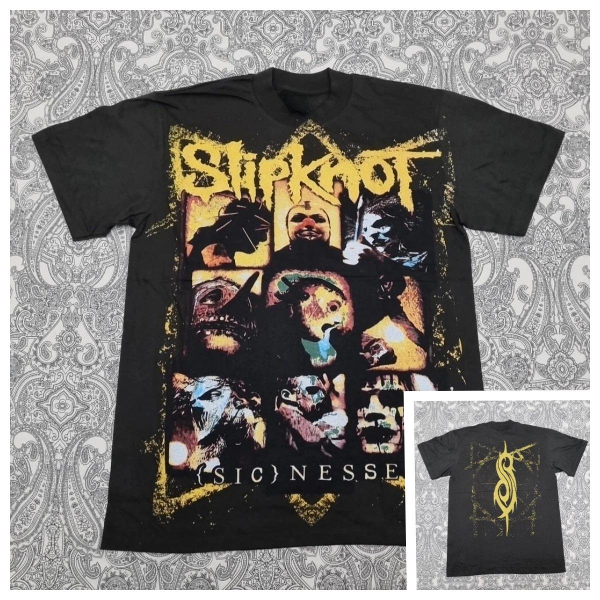 Редкая футболка группы Slipknot Sicnesses Размер L Графический принт Топ Y2k Роскошный для мужчин и женщин S
