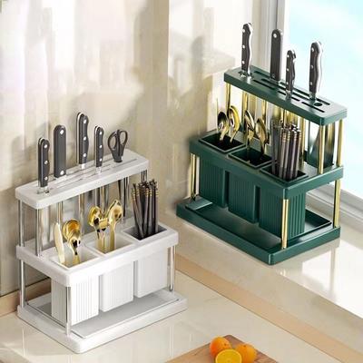 Multipurpose Cutlery Chopstick Drainer Holder Stainless Steel Cutlery Drying Rack Kitchen Rack