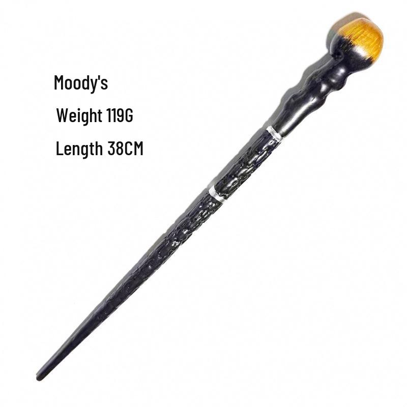 Harry & Hermione Premium Magic Wand Set - Finely Carved Metal Heart Core.