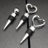 4/1PCS Wine Stopper Reusable Wine Stoppers Heart Shape Wine Beverage Bottle Wine Outlet Cap for Wine Champagne Beer Collection