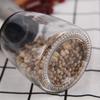 Transparent Glass Pepper Grinder and Seasoning Bottle Set