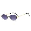 Rimless Sunglasses for Women & Men Trendy Popular Frameless Sun Glasses Retro Shades Fashion Summer Travel UV400 Eyewear