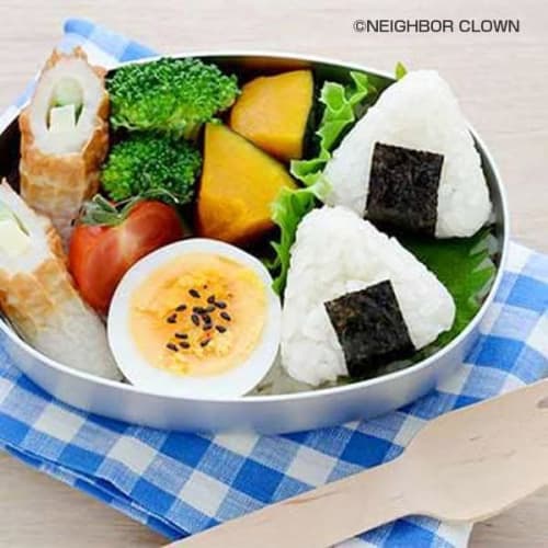 NEIGHBOR CLOWN Easy Onigiri Maker and Onigiri Mold [Quick Cooking/Make Onigiri Simultaneously by Simply Inserting into the Mold] Bento Box Cookware wi