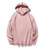 Trendiger Pullover-Hoodie aus reiner Baumwolle mit individuellem Logo und Drop-Shoulder-Design