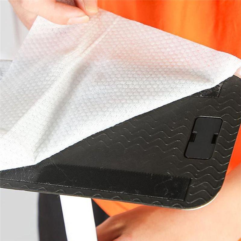 BHBL Wipe the Floor Disposable Dust-Removing Flat Mop with A Bag of Paper-Core Floor Pads for Electrostatic