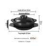 High-Temperature Resistant Clay Pot with Handle for Claypot Rice & Noodles - Durable, No Crack, Small Commercial Sand Pot