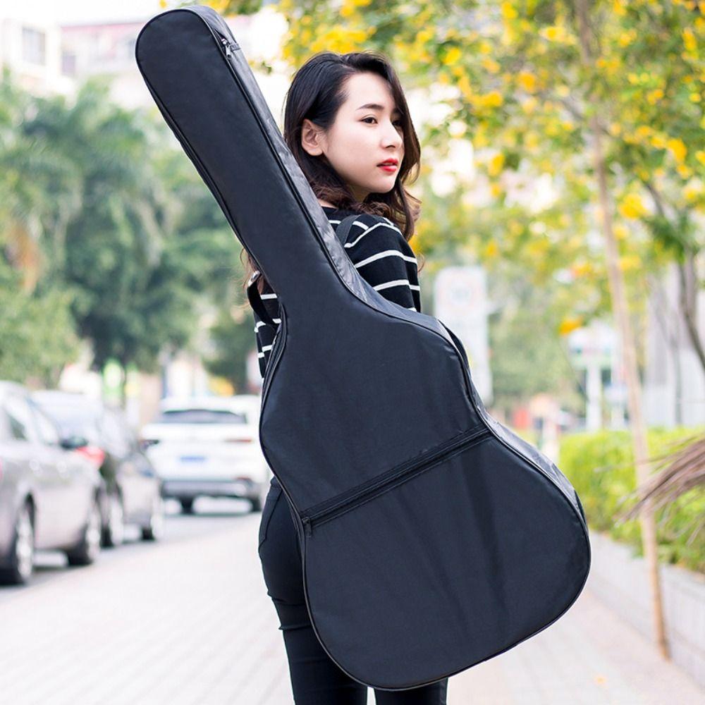 Oxford Cloth Guitar Backpack Adjustable Strap Single Shoulder Bag Guitar Bag  Instrument Bags
