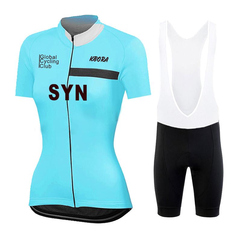 2026 Women Summer Cycling Jersey Set Short Sleeve Pink Bicycle Clothing Road Team Bike Uniform Sportswear Ropa Ciclismo Maillot