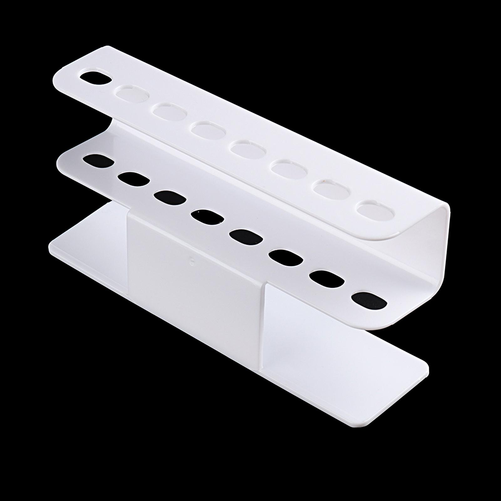 

Подставка для пинцета, прочный держатель для хранения инструментов для наращивания ресниц, пинцеты, ножницы, органайзер, 8 отверстий белый