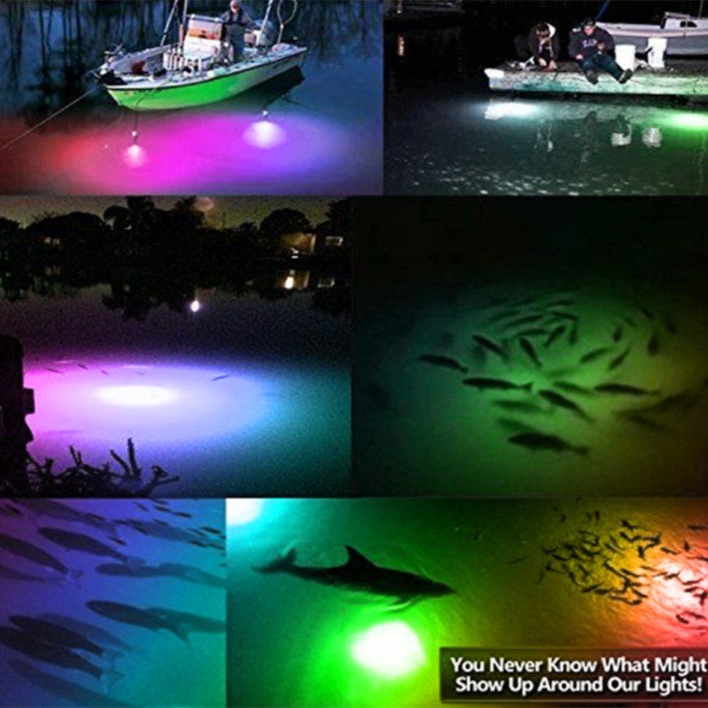 LEDGLE Underwater Fishing Light, Fishing Light, High Brightness LED Light,