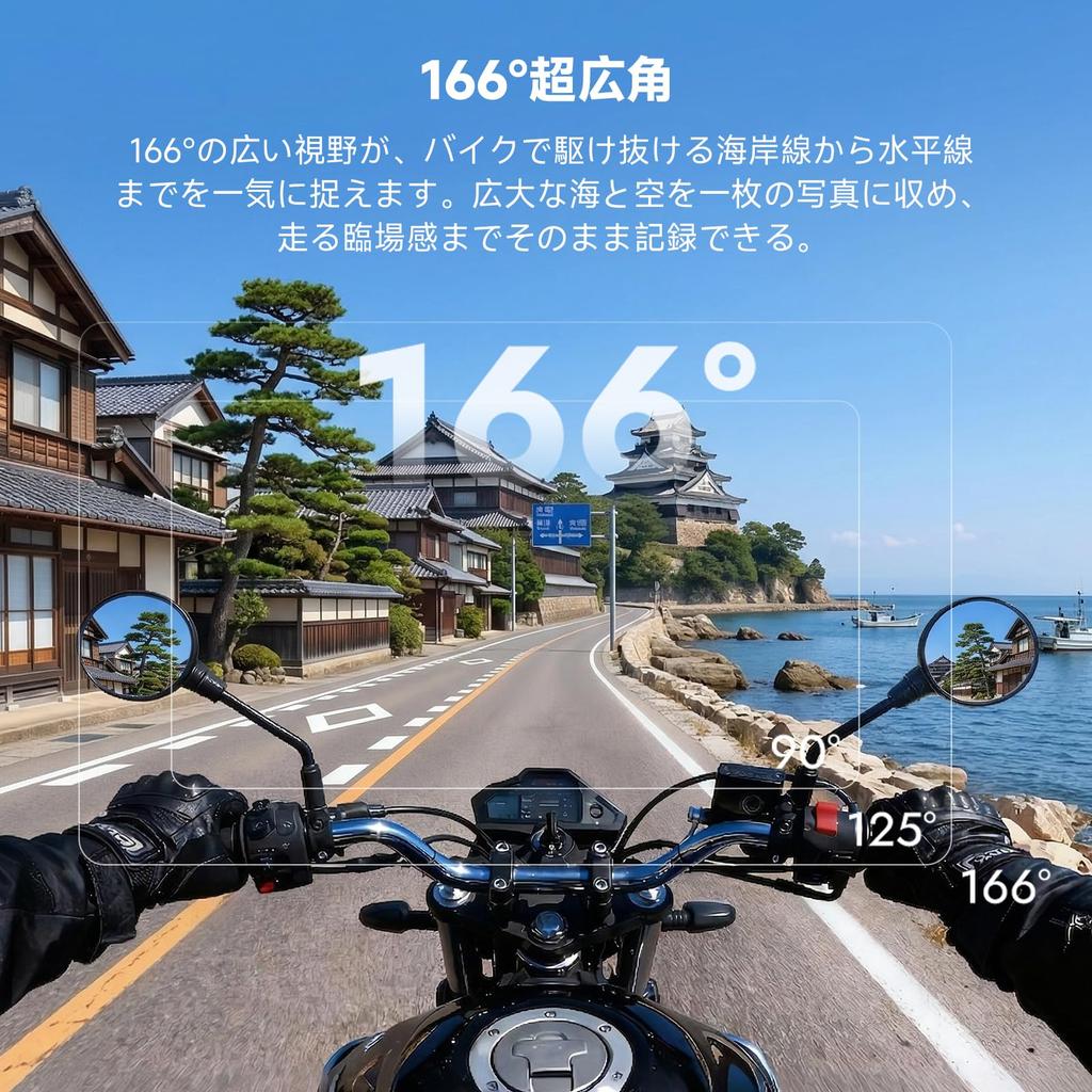 SJCAM SJ6 Ultra Action Camera 4K 20MP Dual Display 166° Lens Image Stabilization