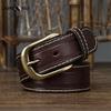 Men's Belt Handmade Retro Distressed Frosted Leather Pin Buckle Cowhide Men's Casual Belt
