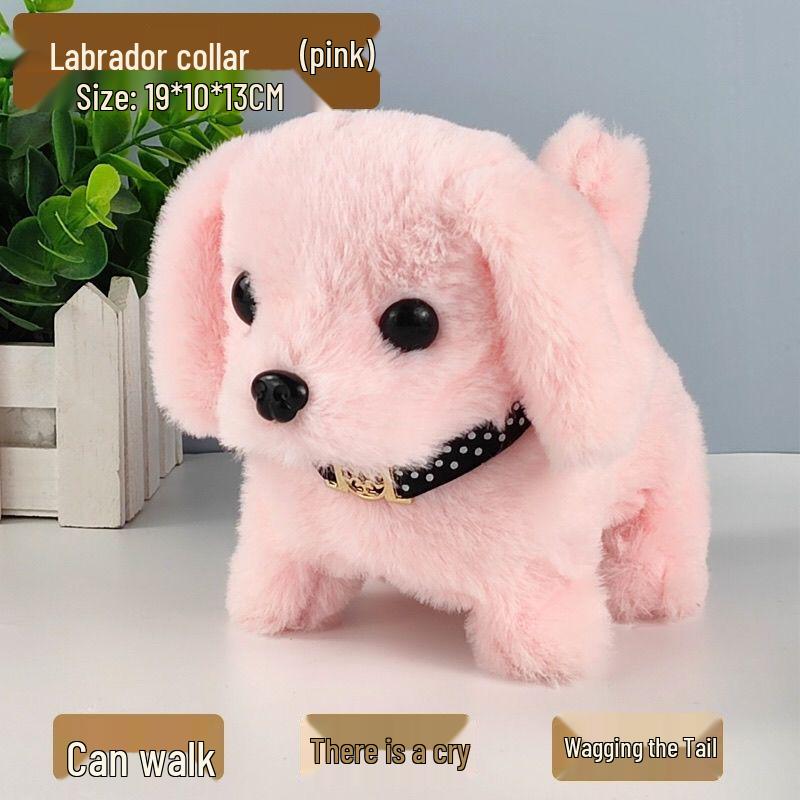 2025 Walking and Barking Plush Puppy: Interactive Toy Dog