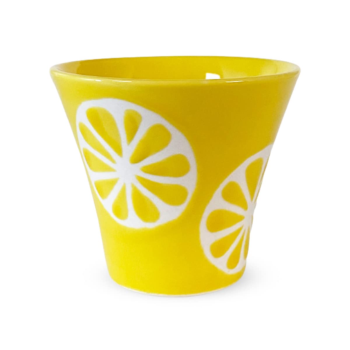 

Hasami Ware Made in Yellow J-kitchens Teacup, Japan, 130cc, Lemon, Small,