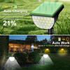 4PCS Solar Landscape Spotlights Dusk Till Dawn 3 Modes 72/76 LED Solar Outdoor Garden Lights Waterproof Wall Lights Garden Yard