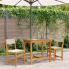 VidaXL Balcony Set with Cushions 3 Pcs Solid Acacia Wood, Garden Furniture Set, Furniture Set of 365855